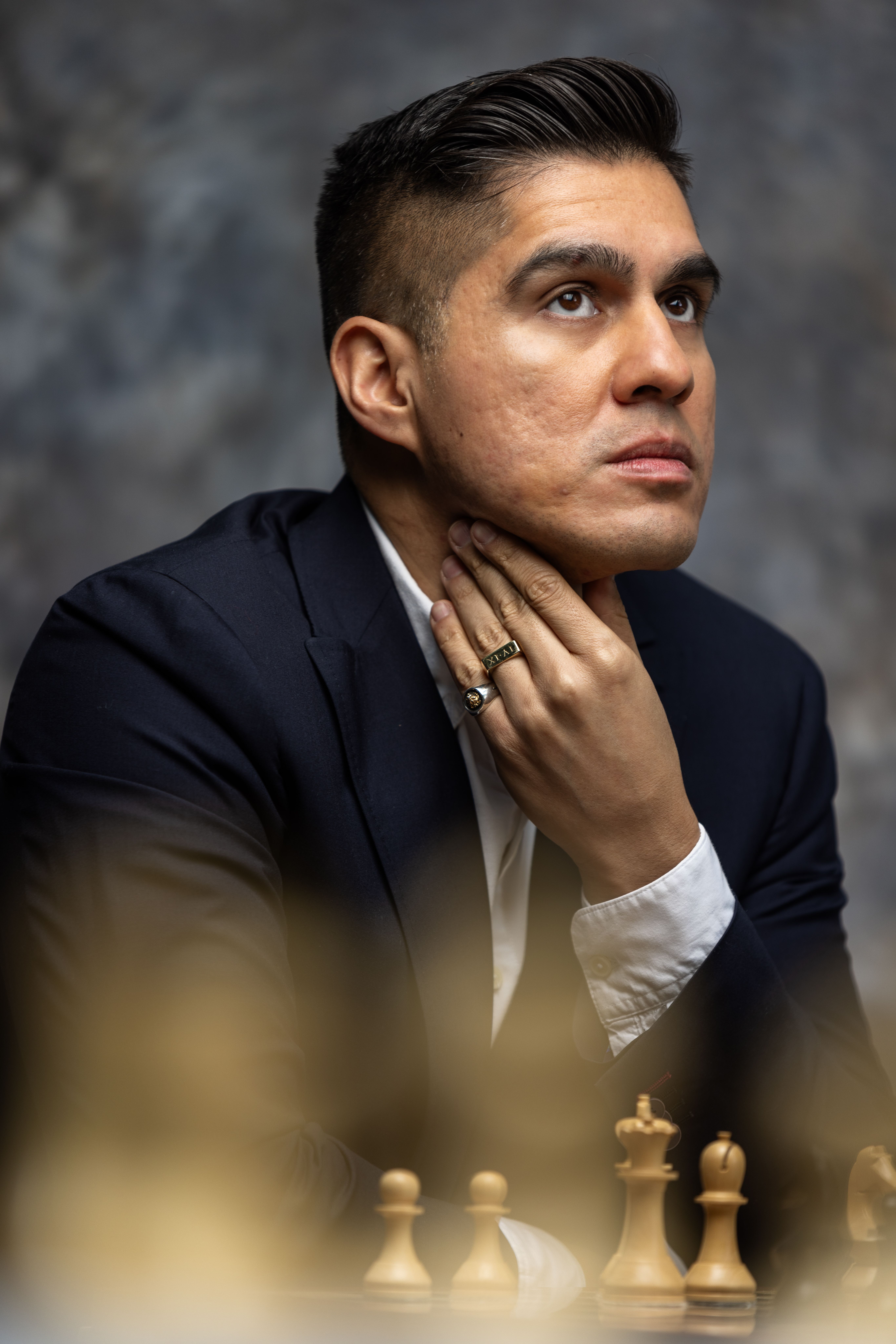 Photo of a Man Playing Chess