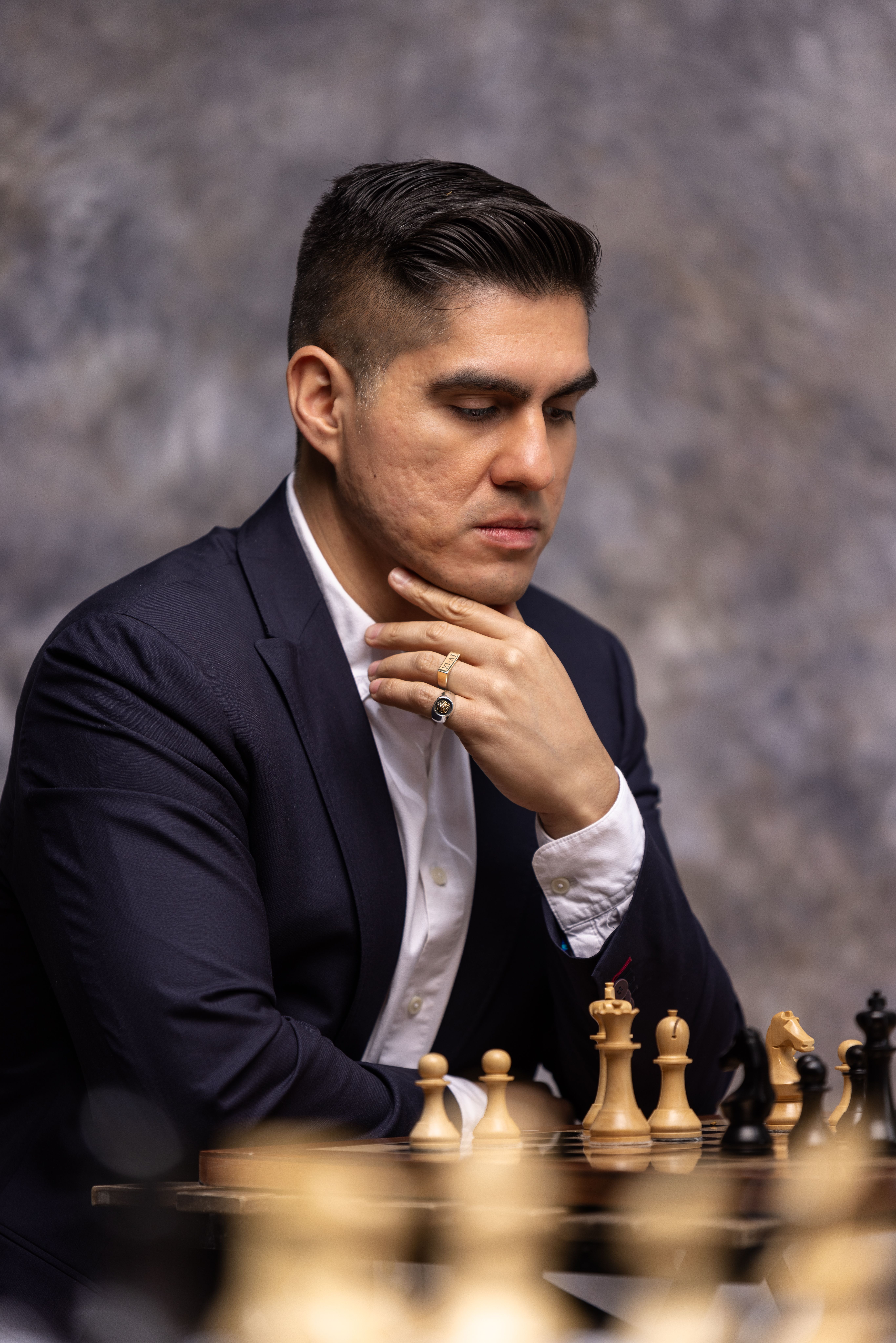 Photo of a Man Playing Chess