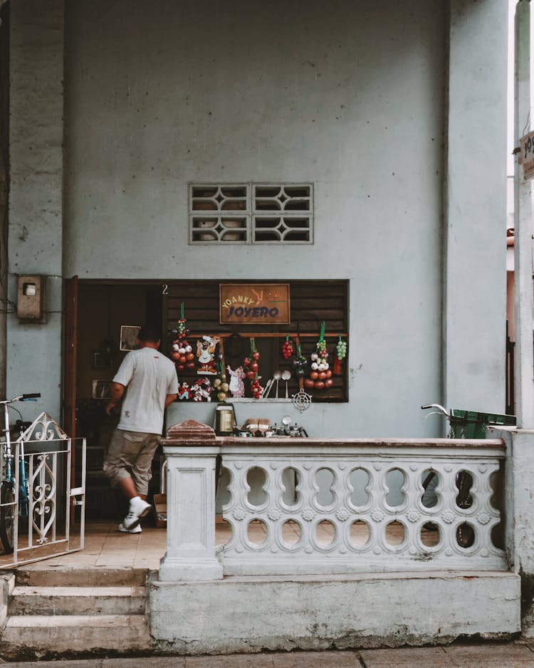 Facade Of Grocery Store