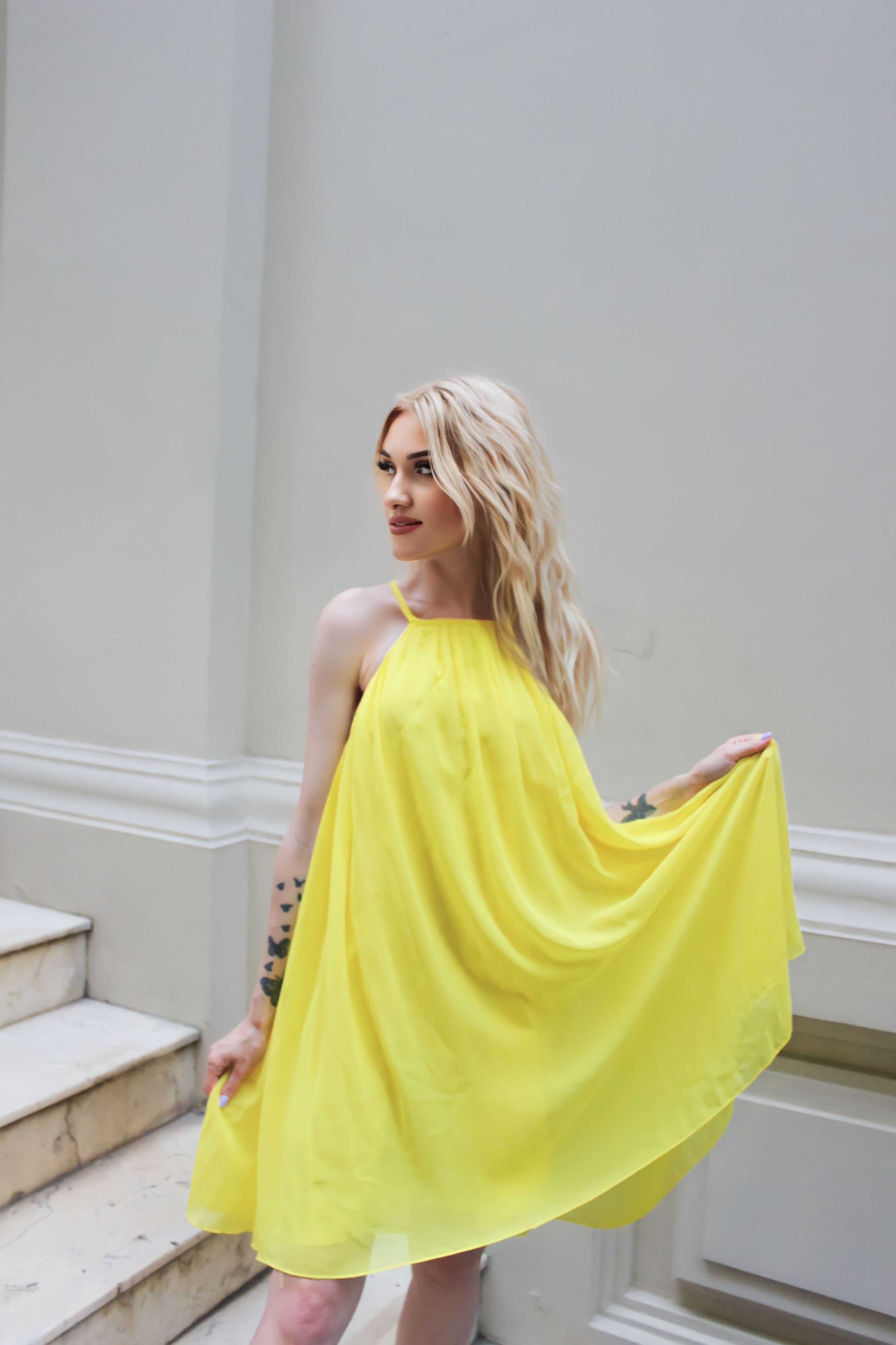 butter yellow bridesmaid dresses Pastel Yellow Satin Bridesmaid Dresses, LTP3243  Laylatailor Shop