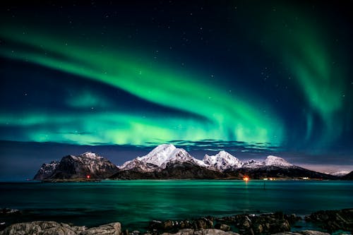 Gratis lagerfoto af 4k baggrund, 4k-baggrund, aurora borealis