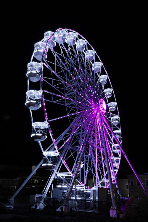 View of an Illuminated Ferris Wheel 