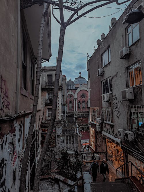 Steps Walkway in Galata District