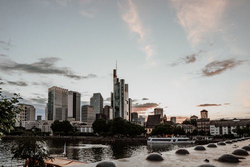 Modern Skyline of Frankfurt am Main, Germany