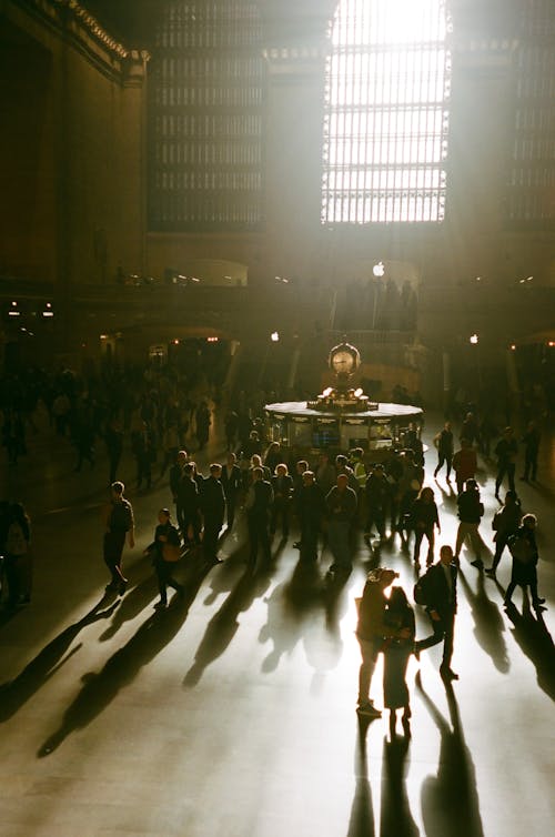 People at Grand Central Station in Manhattan