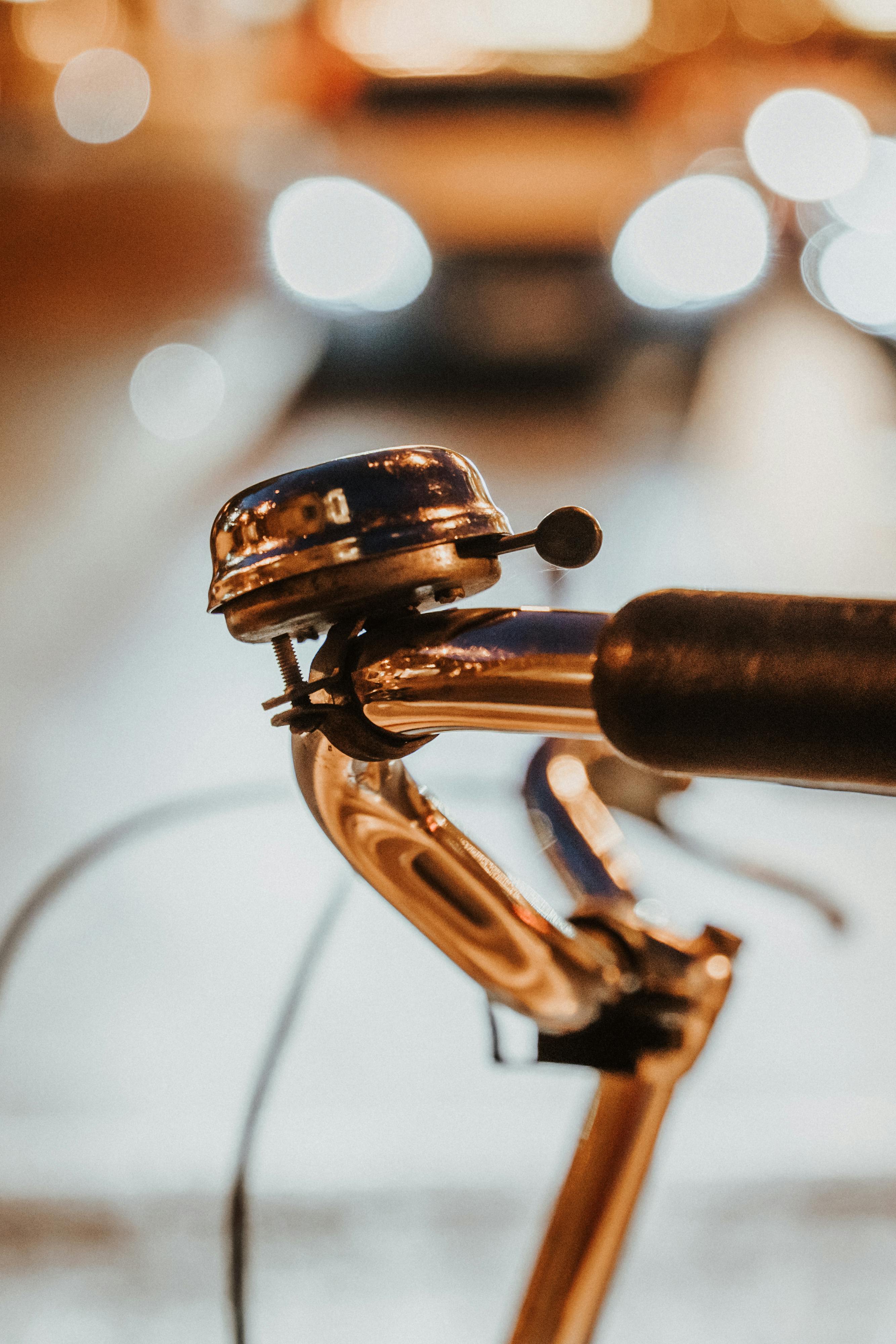 Old Fashioned Bicycle Bell Free Stock Photo