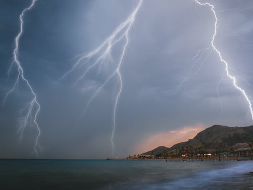 Lightning and Thunderstorm at Sea
