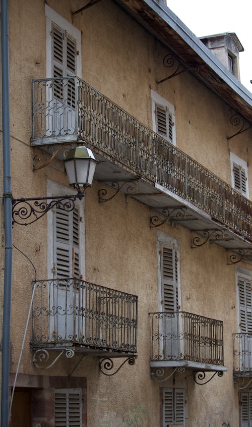 Foto stok gratis balkon, dekoratif, distrik perumahan