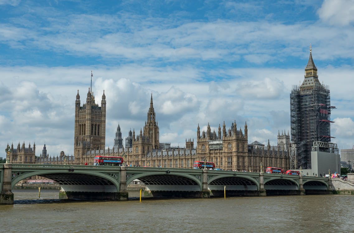 Westminster Bridge and Parliament in London