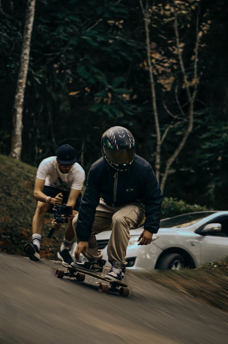 Man On Skateboard