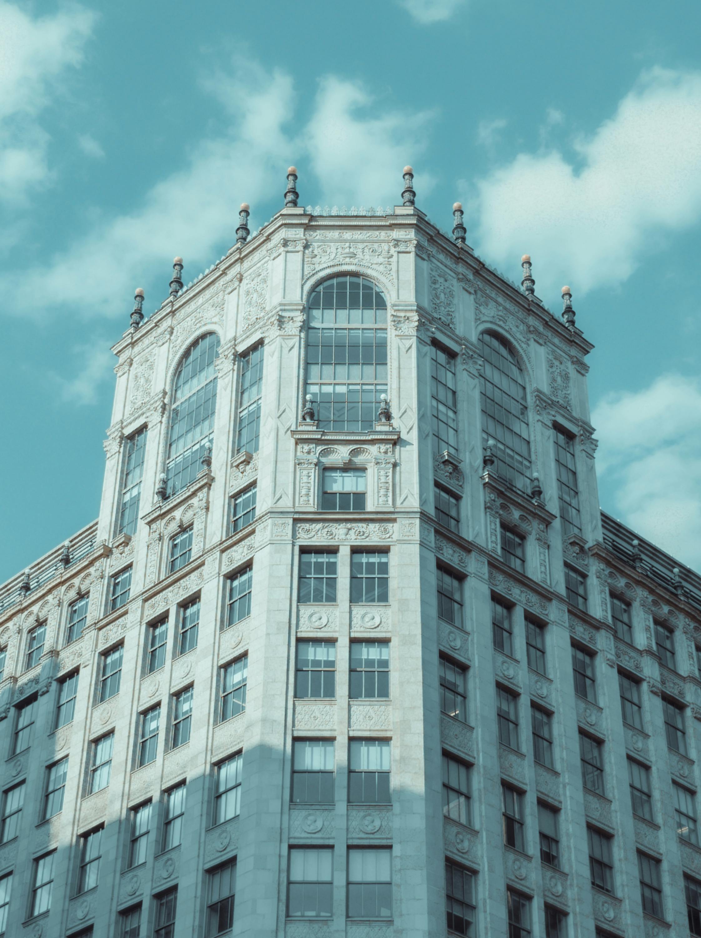 Gratis lagerfoto af amerikansk arkitektur, arkitektur, blå himmel Lagerfoto