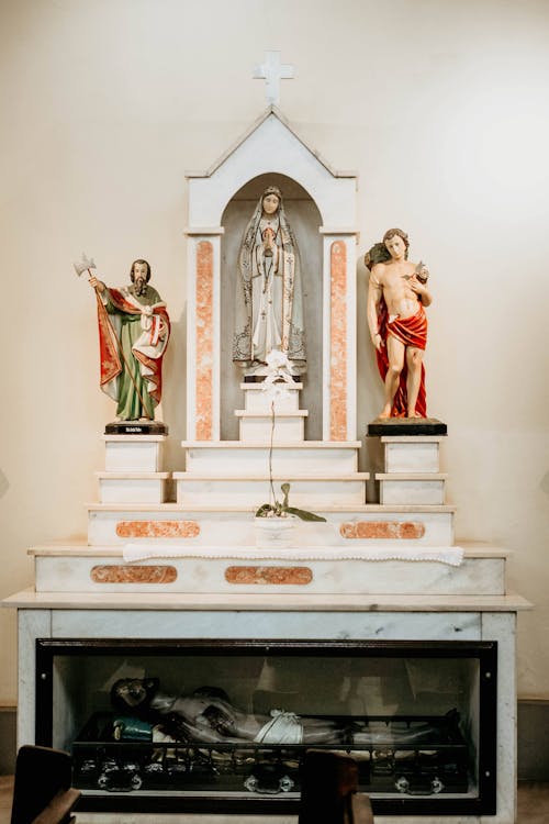 Side Altar with Holy Relic Underneath