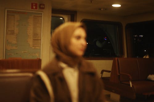Woman in Passenger Train