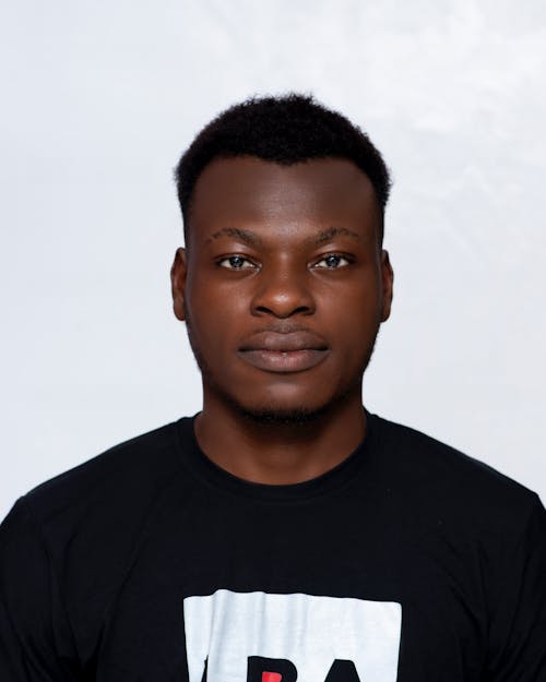 Portrait of a Young Man in a T-shirt 