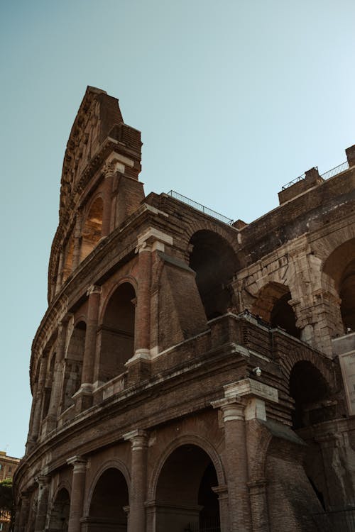 Wall of Colosseum in Rome