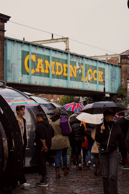 camden rock festivali, dikey atış, insanlar içeren Ücretsiz stok fotoğraf