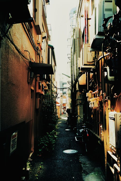 Narrow Alley in Town