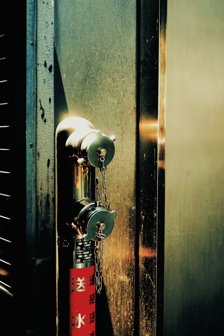 Close Up Of Door Handles