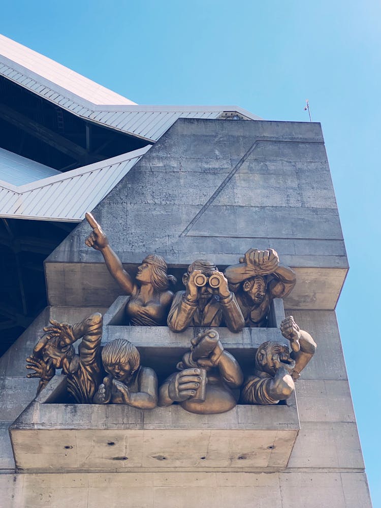 Sculpture At Rogers Centre Stadium In Toronto