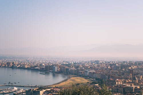 A view of the city of lebanon from a hill