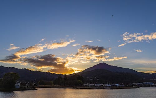 丘, 夕方, 山岳の無料の写真素材