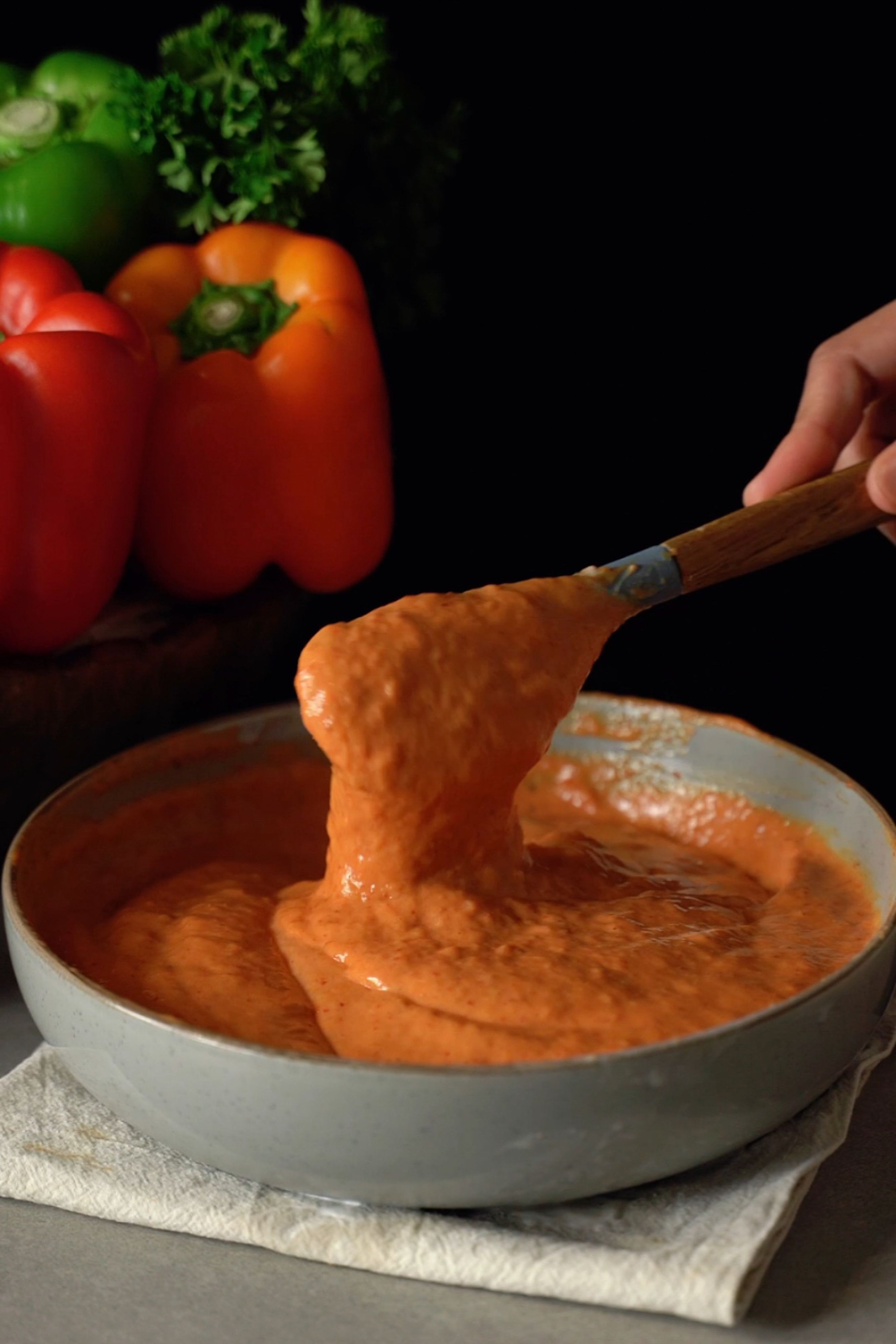 Roasted pepper romesco — photo by Lalada . on Pexels