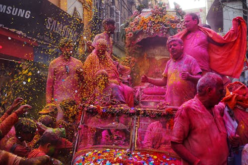 Foto stok gratis adat istiadat, bubuk merah muda, budaya