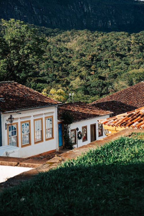 Fotos de stock gratuitas de casas, edificios, montañas