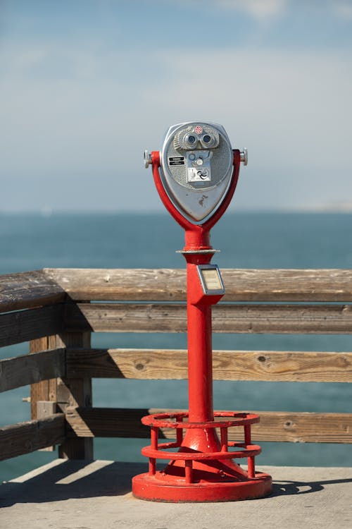 Coin Operated Binoculars on a Pier 