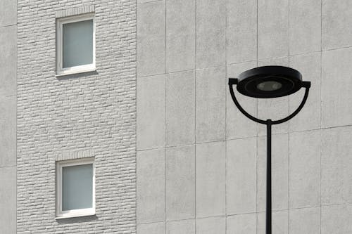 Street Lamp and Building Wall behind
