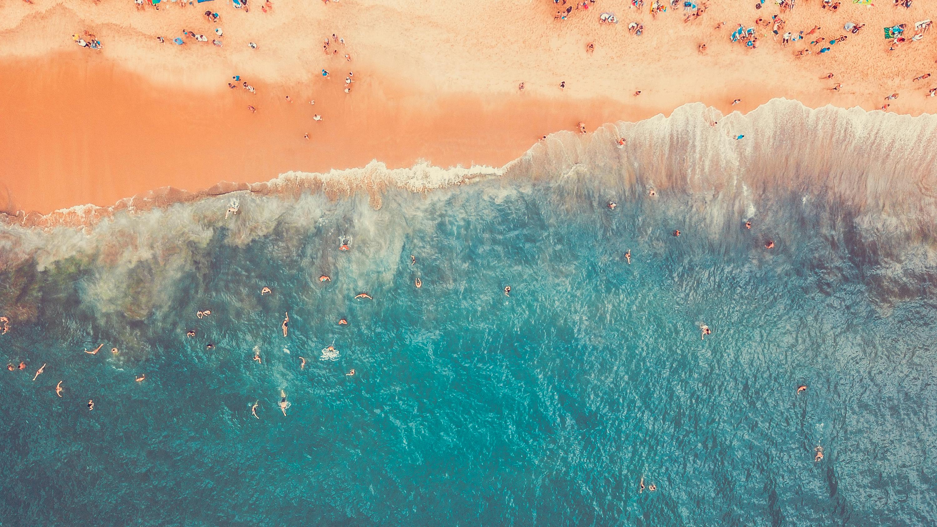 Aerial View Photography of Beach · Free Stock Photo
