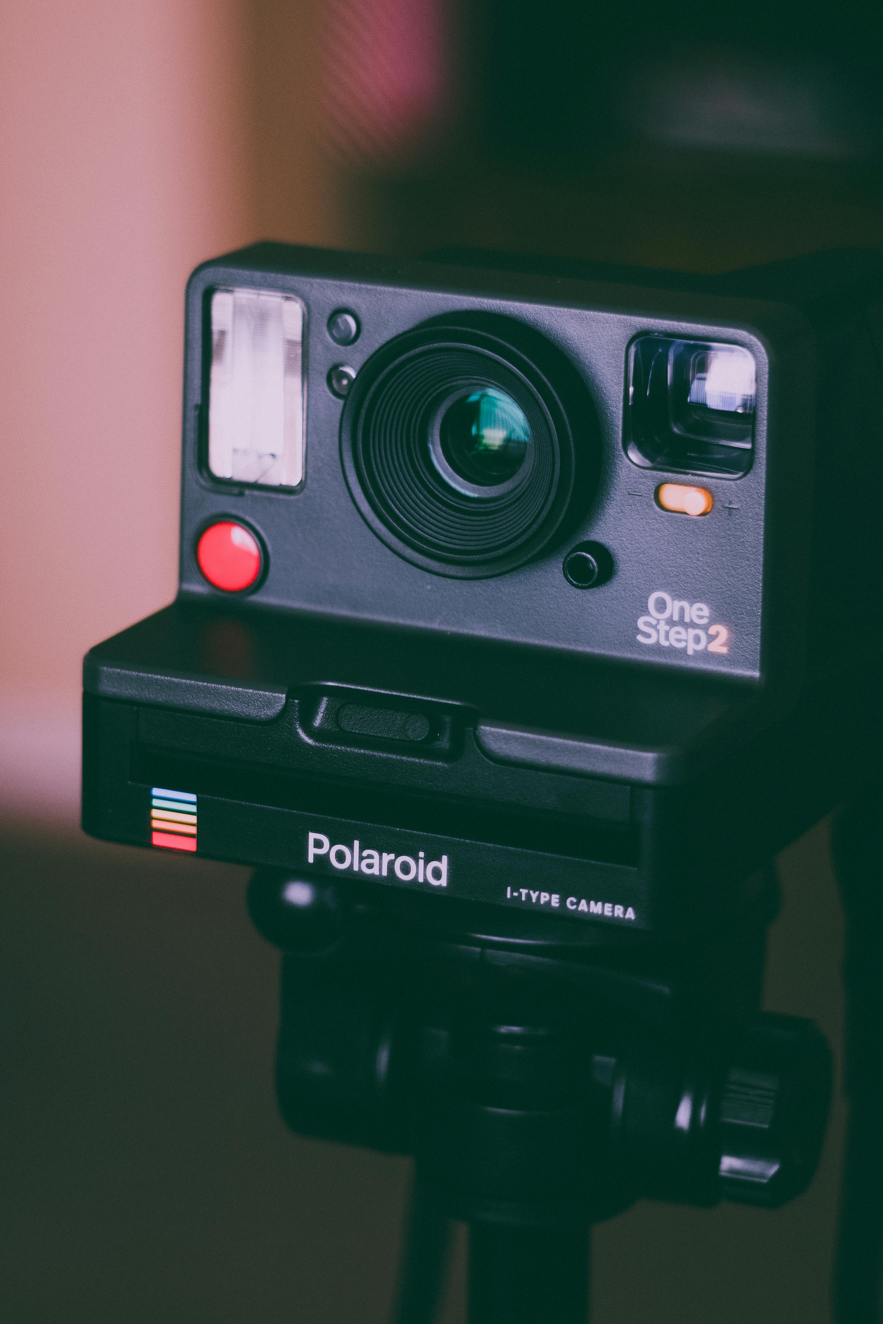 Black Polaroid Camera