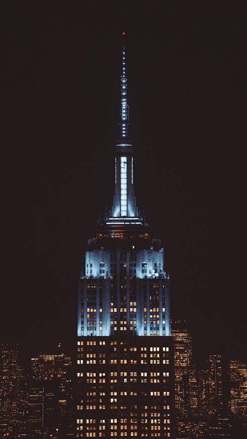 Imagine de stoc gratuită din Empire State Building, exterior de clădire, fotografiere verticală