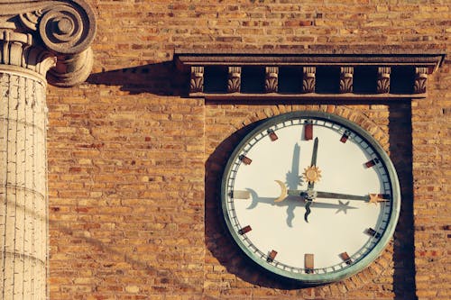 Astronomical Clock on Building Wall