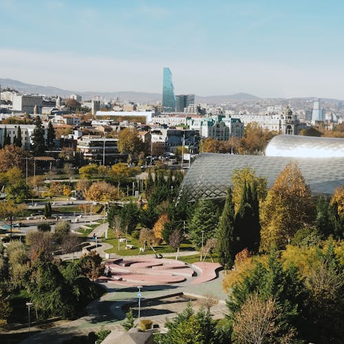 Rike City Park in Tbilisi