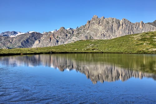 Immagine gratuita di alpi, catena montuosa, lago