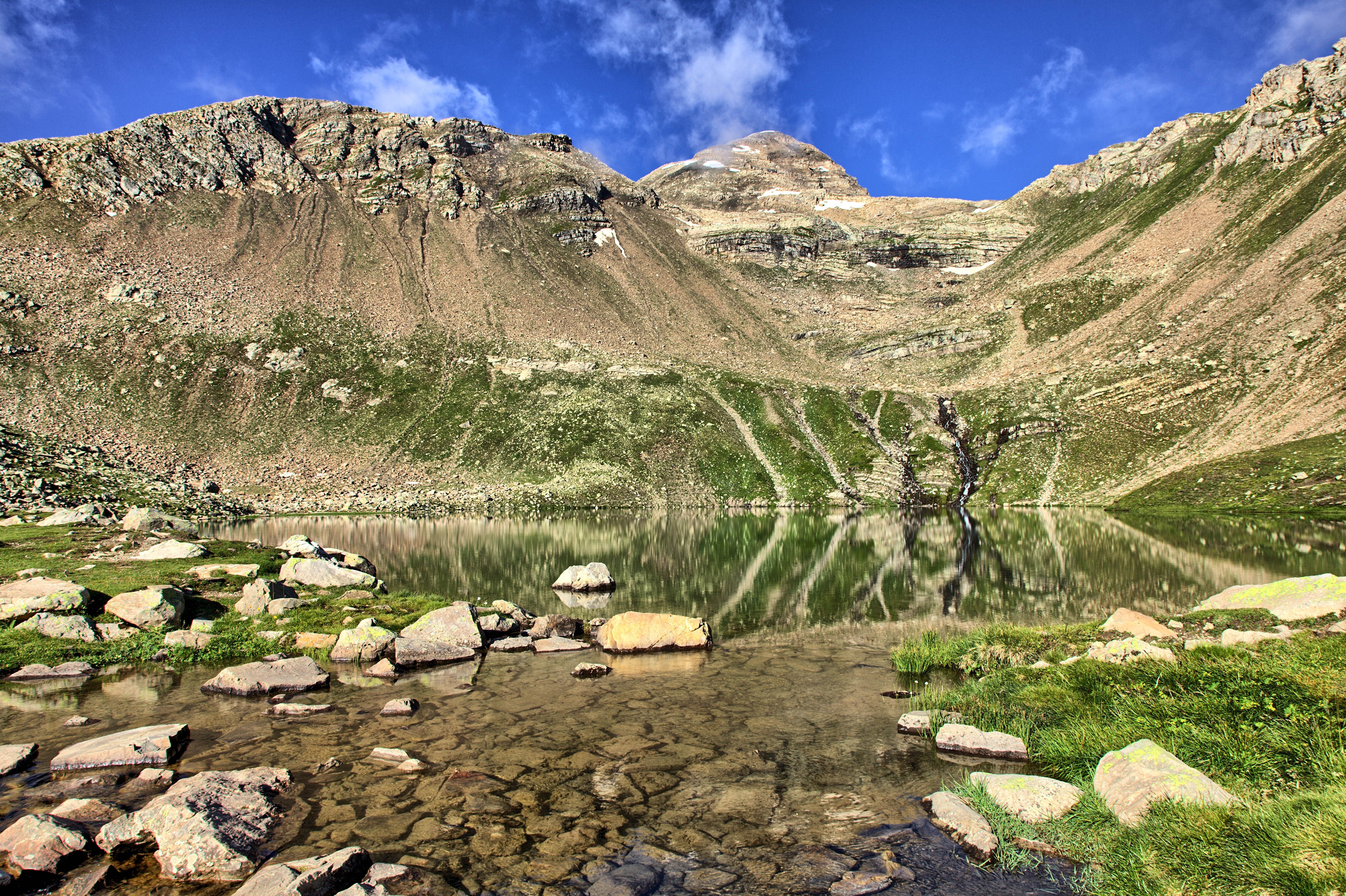 Rocks around Lake in Mountains · Free Stock Photo