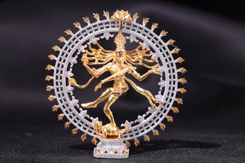 Lord Shiva Natraj Gold&Diamond Pendant 