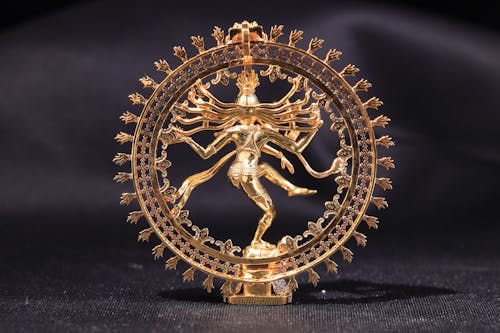 Lord Shiva Natraj Gold&Diamond Pendant Back side.