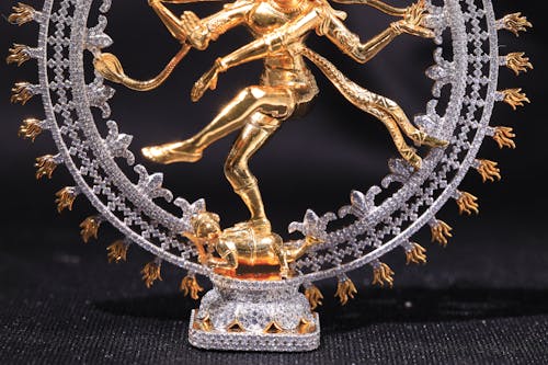 Lord Shiva Natraj Gold&Diamond Pendant  Clouesp click