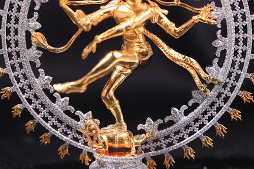 Lord Shiva Natraj Gold&Diamond Pendant 