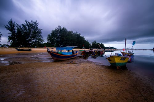 Boats on a Beach 
