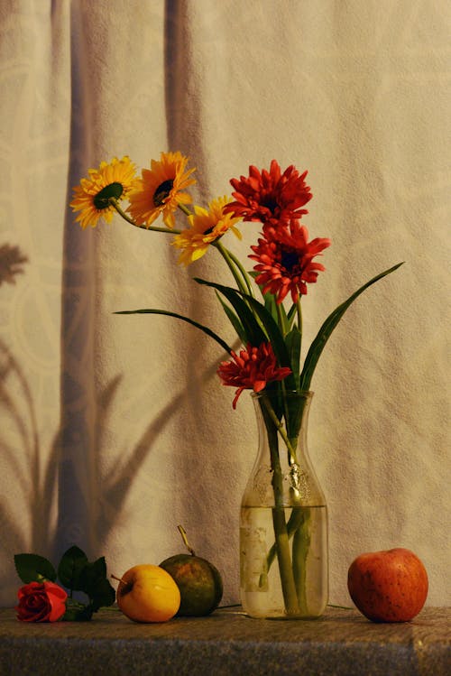 Foto d'estoc gratuïta de enfocament selectiu, fruites, gerro