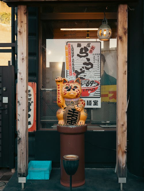 Základová fotografie zdarma na téma figurky, Japonsko, kočka