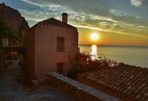 古城, 地中海, 太陽 的 免费素材图片