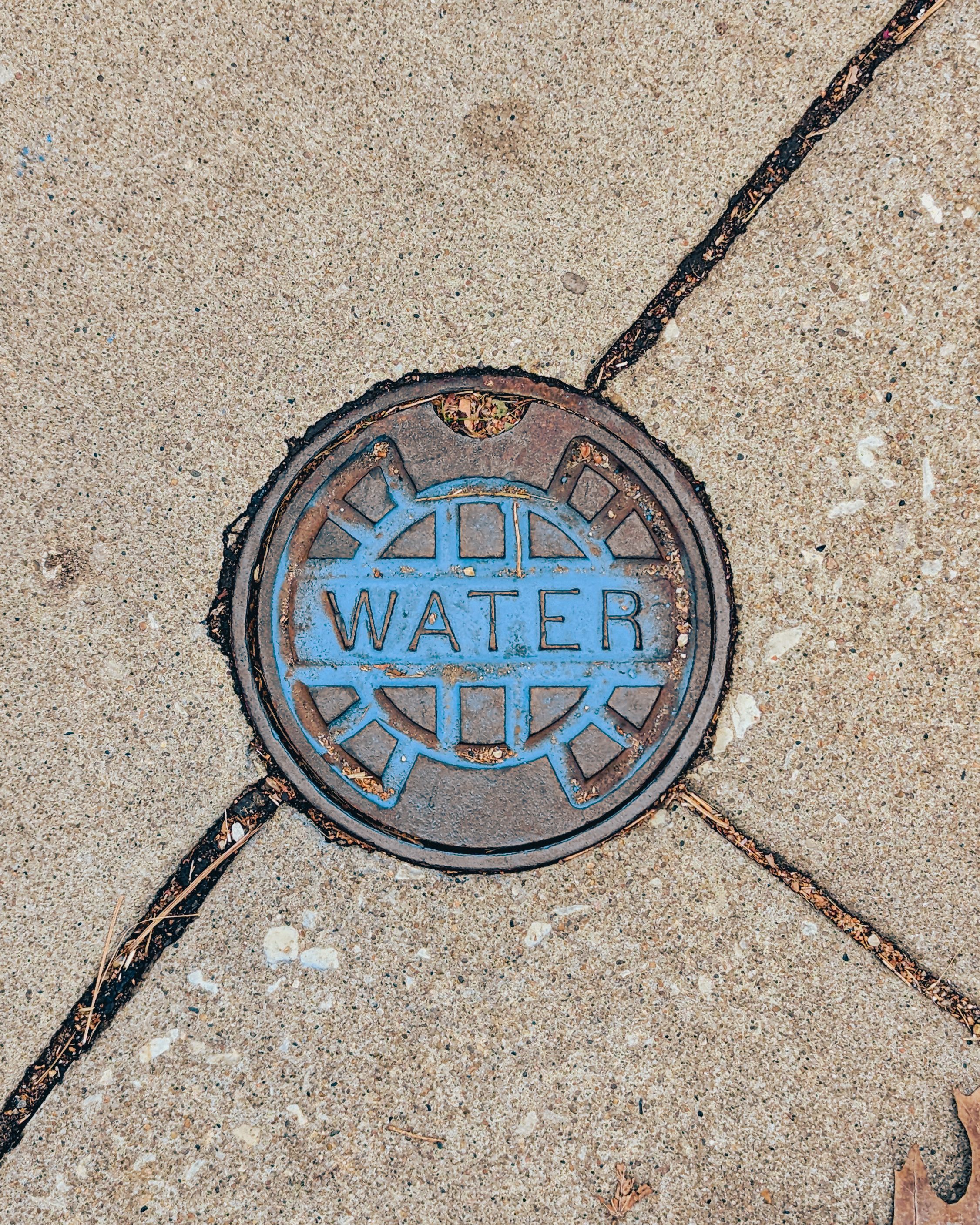Water flowing from residential tap