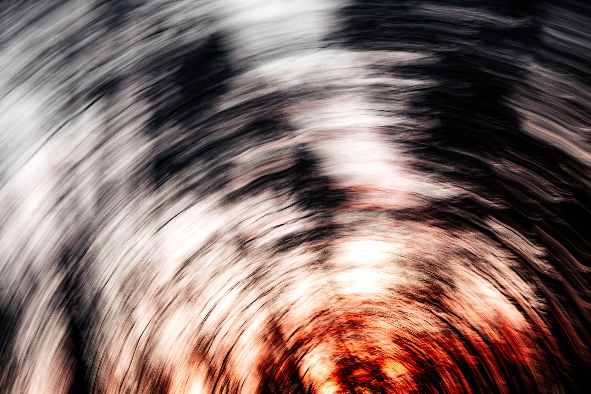 diosmin and hesperidin for microclots — Dynamic abstract image depicting swirling lines with fiery red and black textures creating a vortex effect.