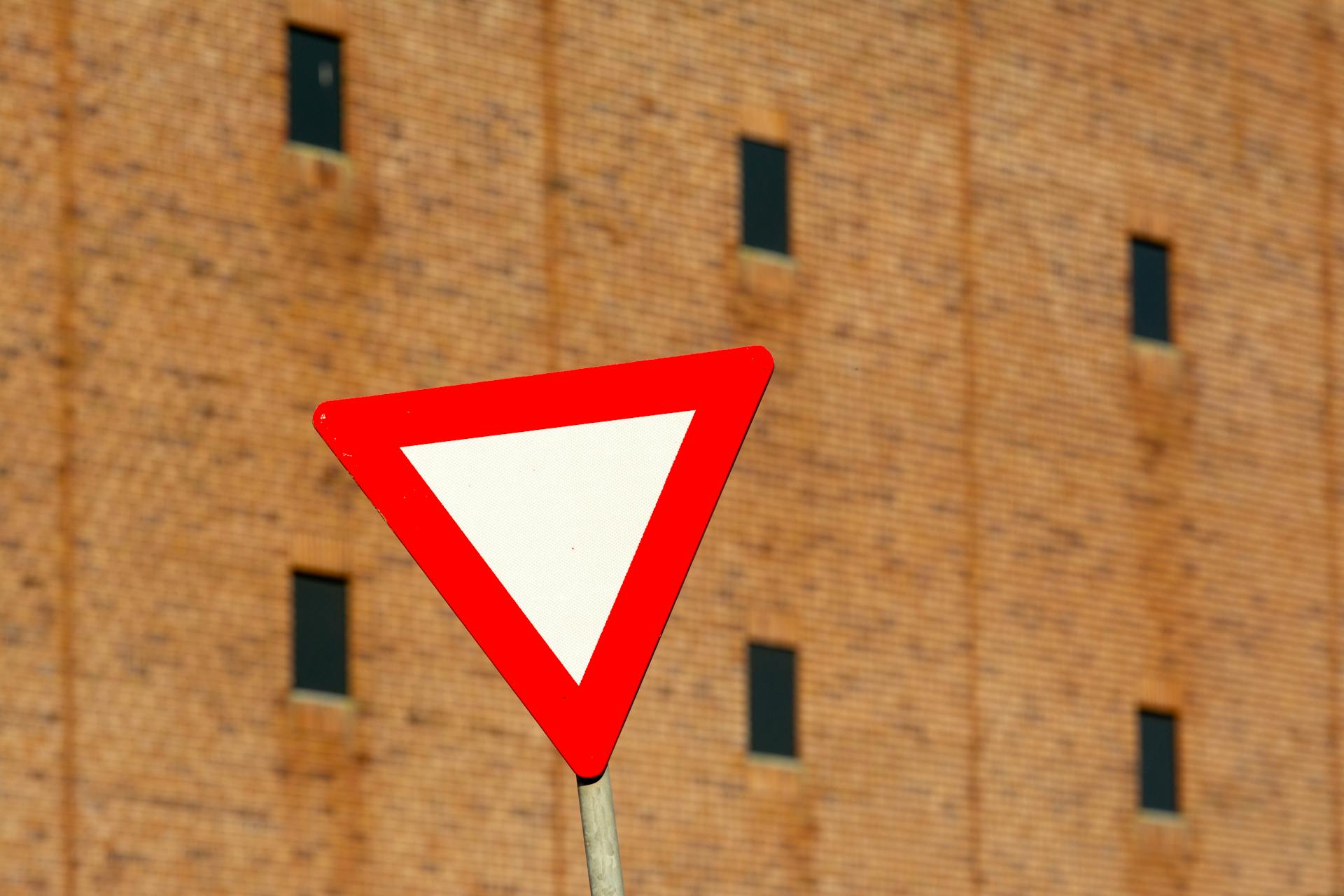 Yield Road Sign