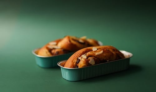 Free Two Banana Cakes Stock Photo