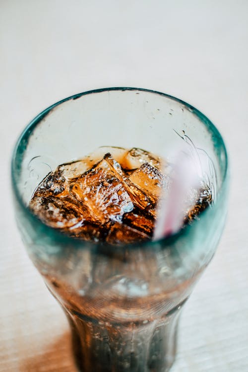 Free Cold Drink on Glass Stock Photo